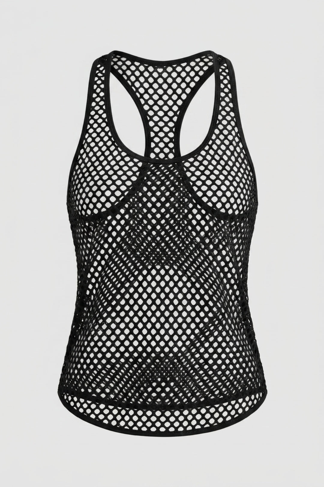 Dames Sport Tanktop | Relaxed Fit | Open Mesh | Mouwloze Workout Layer Top
