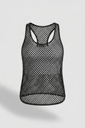 Dames Sport Tanktop | Relaxed Fit | Open Mesh | Mouwloze Workout Layer Top