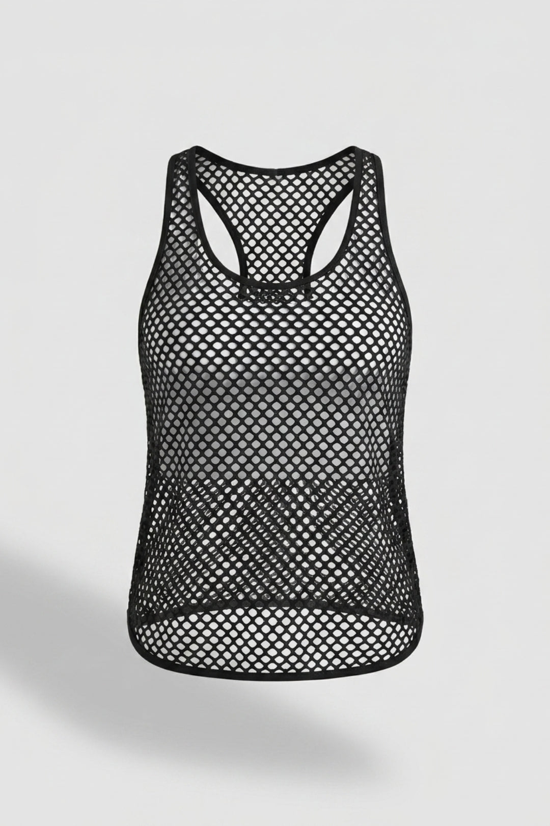 Dames Sport Tanktop | Relaxed Fit | Open Mesh | Mouwloze Workout Layer Top