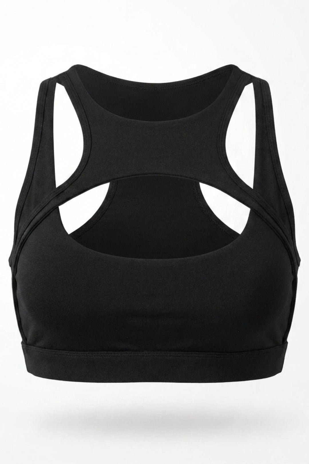 Dames Sport Top | Aansluitende Fit | Cut-Out Front | Activewear Top
