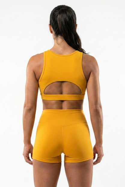 Dames Sport Top | Aansluitende Fit | Cut-Out Front | Activewear Top
