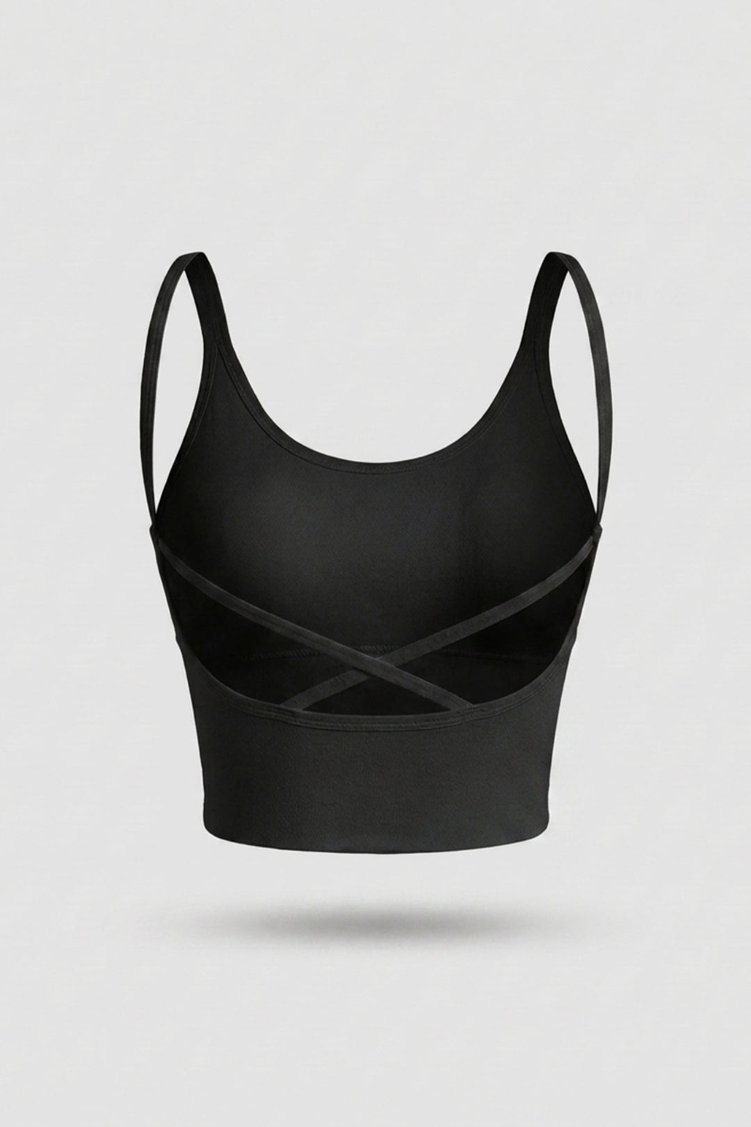 Dames Sport Top | Cross Back | Cropped Workout Fitness Top