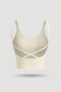 Dames Sport Top | Cross Back | Cropped Workout Fitness Top