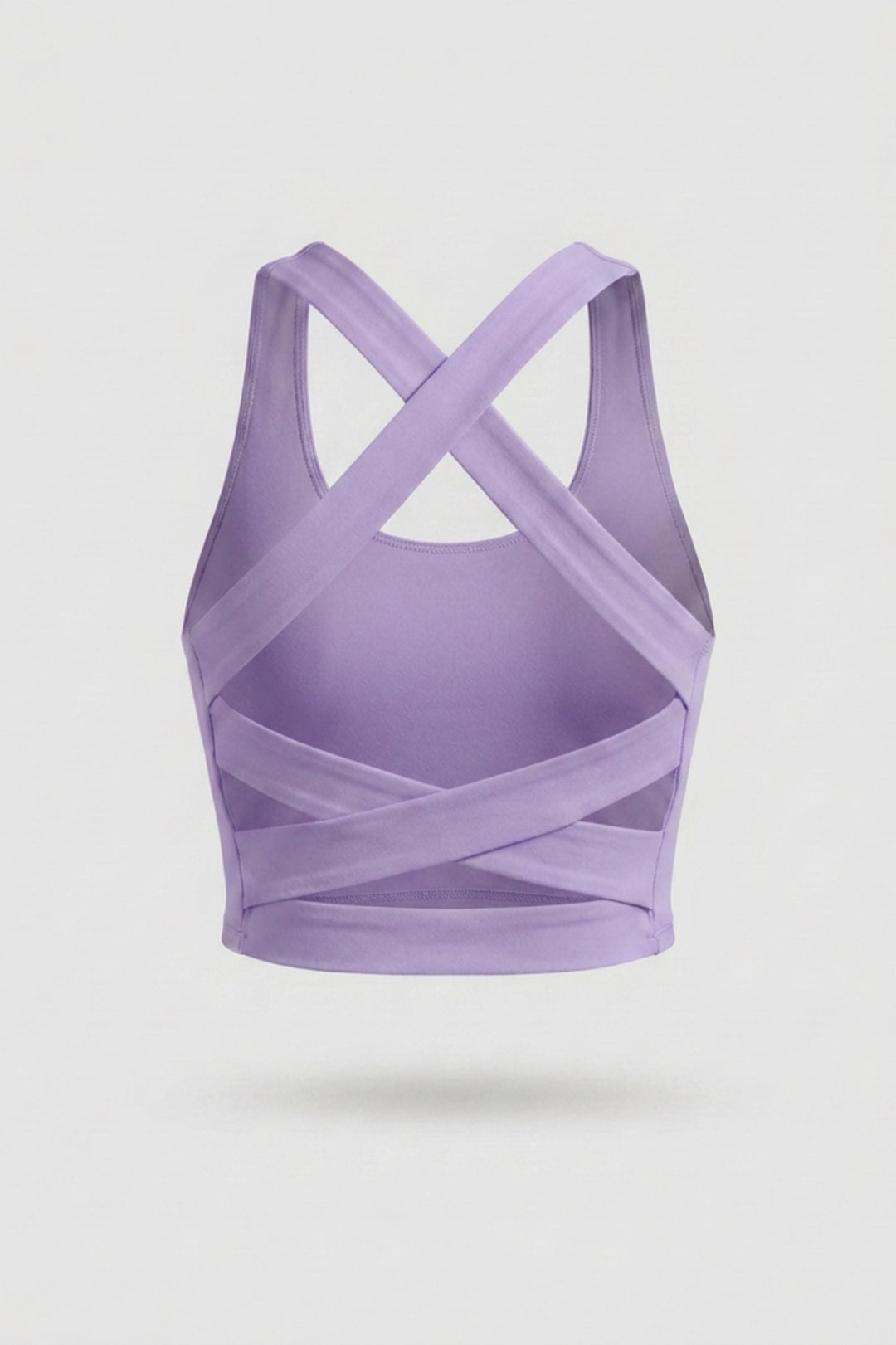 Dames Sport Top | Cross Back | Groene Cropped Fitness Top