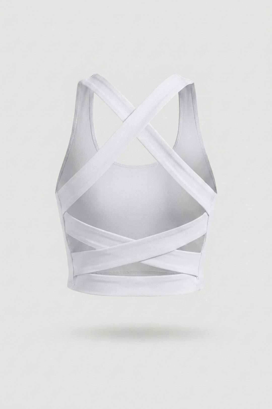 Dames Sport Top | Cross Back | Groene Cropped Fitness Top