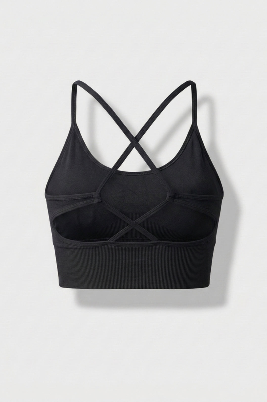 Dames Sport Top | Cross Back | Olijf Groene Activewear top
