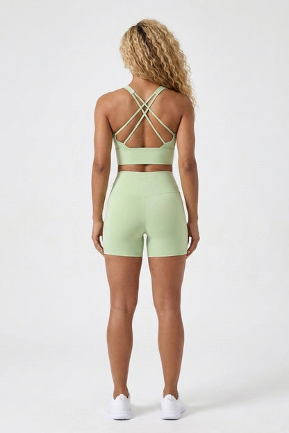 Dames Sport Top | Cross Back | Open Back Strap Top