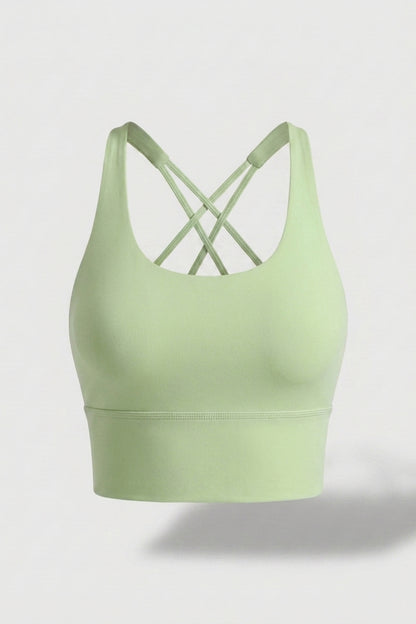 Dames Sport Top | Cross Back | Open Back Strap Top