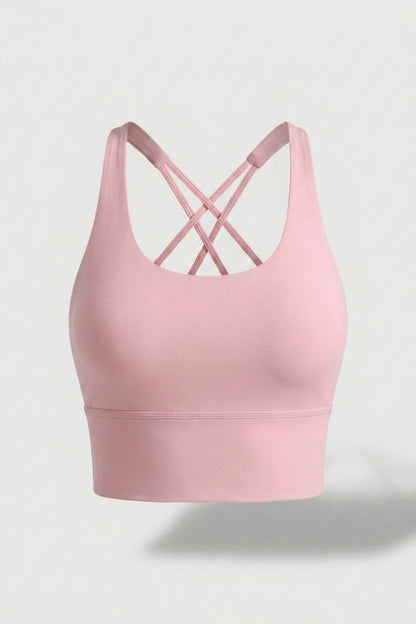 Dames Sport Top | Cross Back | Open Back Strap Top