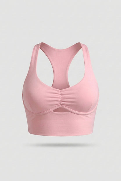 Dames Sport Top | Racerback | Aansluitende Fit | Witte Activewear Top