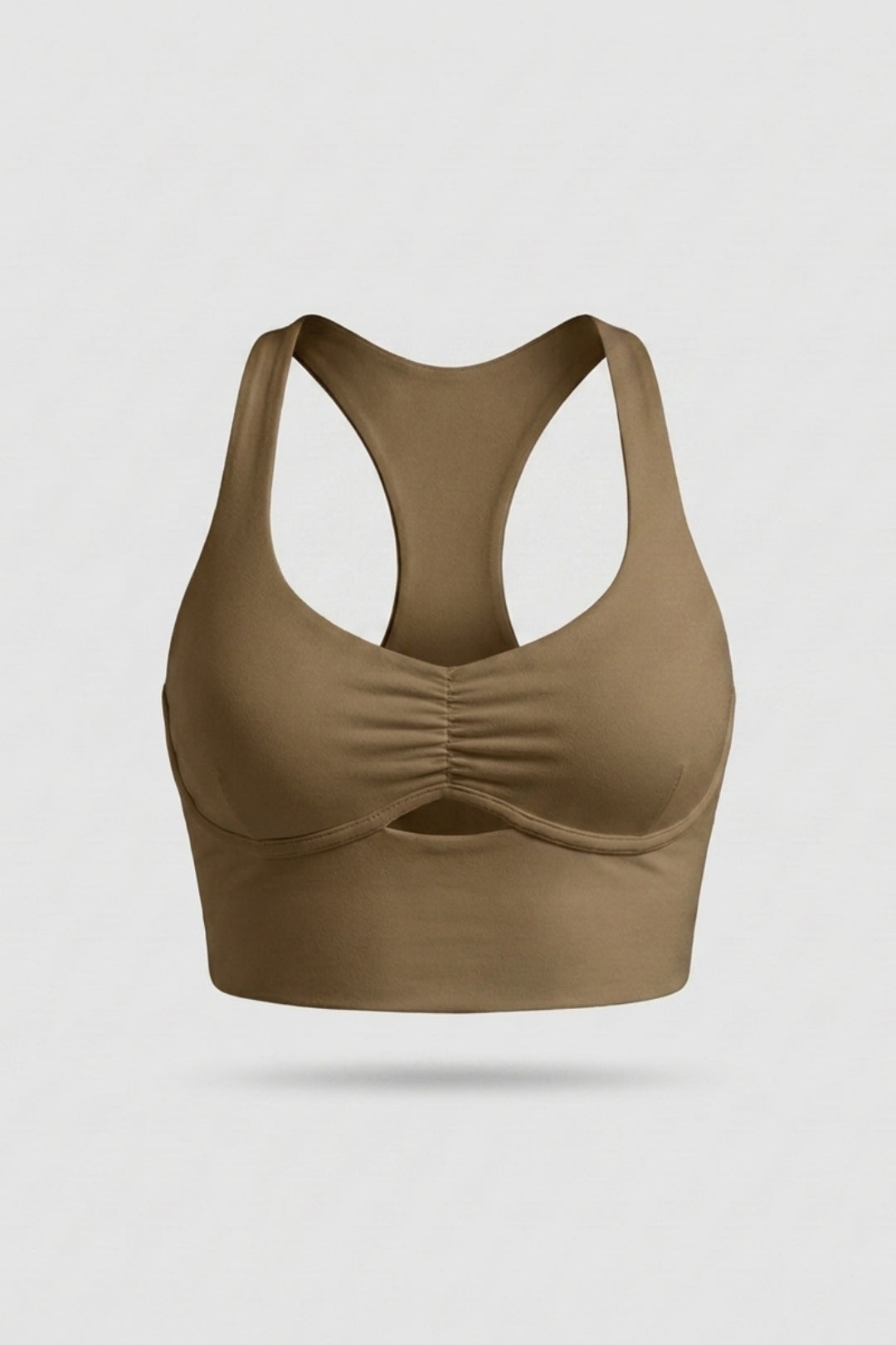 Dames Sport Top | Racerback | Aansluitende Fit | Witte Activewear Top