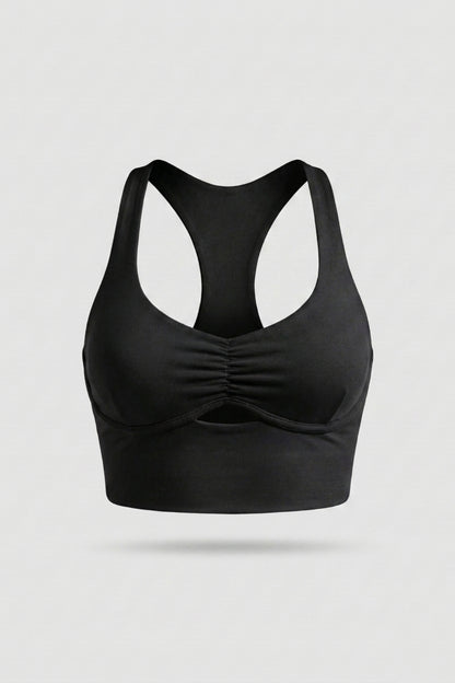 Dames Sport Top | Racerback | Aansluitende Fit | Witte Activewear Top