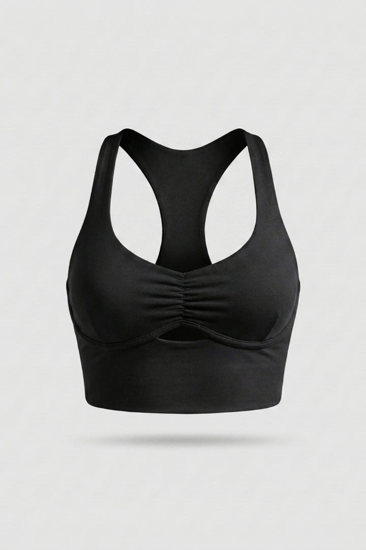 Dames Sport Top | Racerback | Aansluitende Fit | Witte Activewear Top