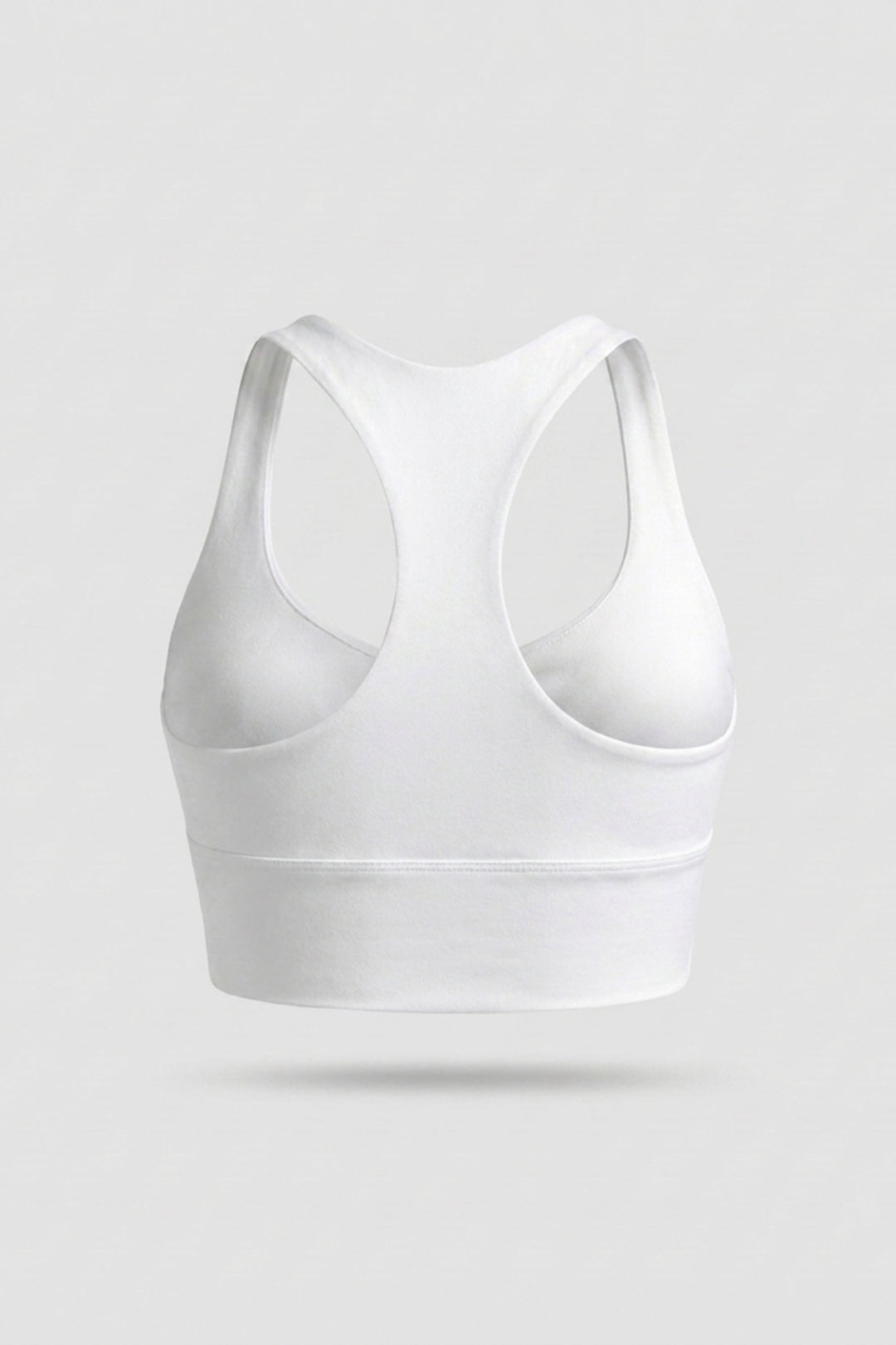 Dames Sport Top | Racerback | Aansluitende Fit | Witte Activewear Top