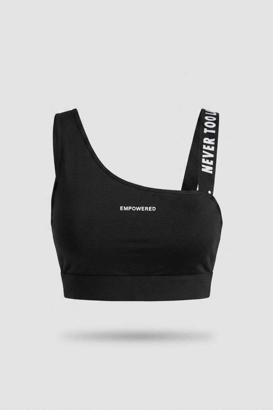 Dames Sport Top | Sculpting Fit | Open Back | Zwarte Activewear Top
