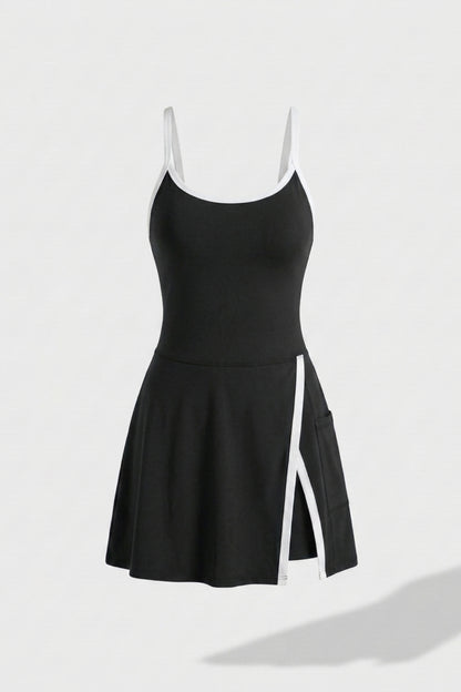 Dames Sportjurk | Binnen broek | Zijzak | Open back