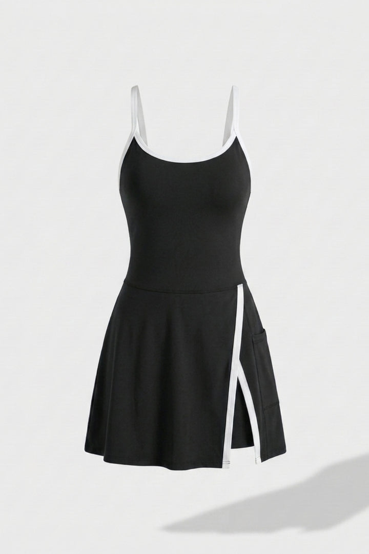 Dames Sportjurk | Binnen broek | Zijzak | Open back