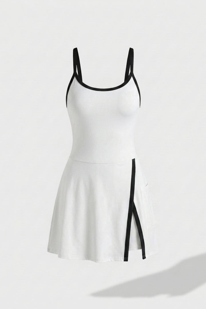 Dames Sportjurk | Binnen broek | Zijzak | Open back