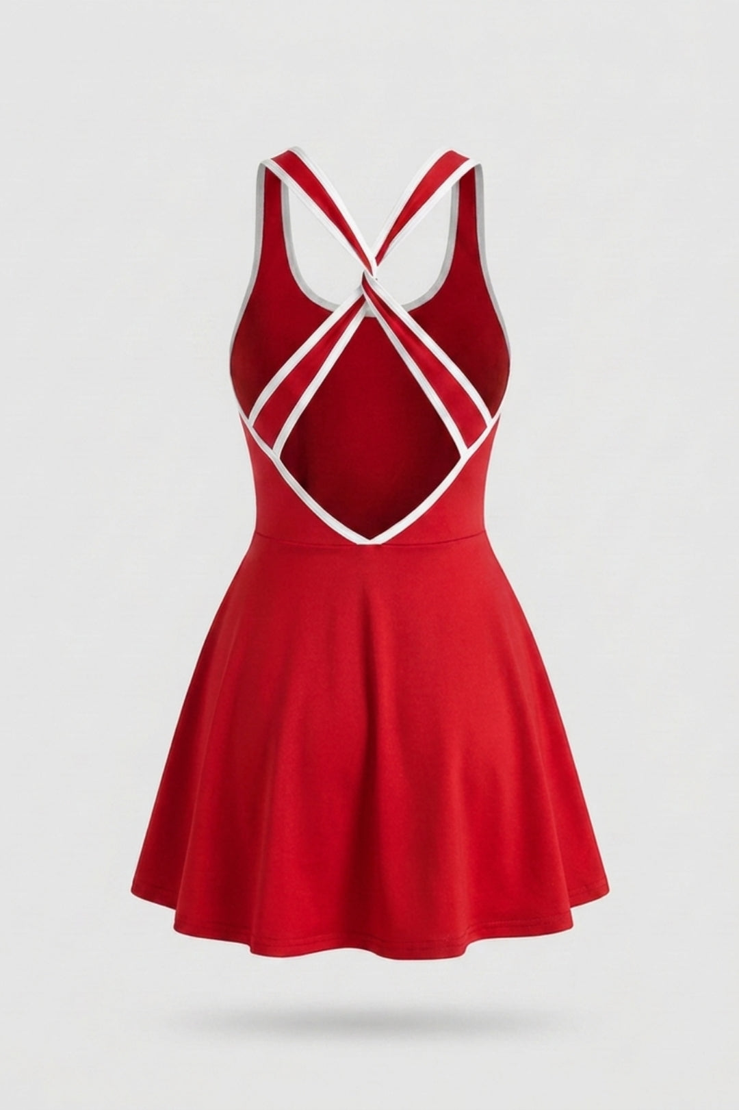 Dames Sportjurk | Cross Back | Tennisjurk Met Binnen broek