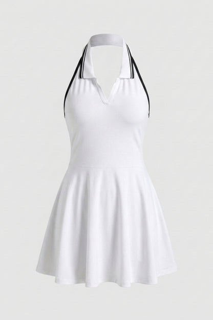 Dames Sportjurk | Halter Kraag | Open Back | Tennisjurk | Hyrox Piece