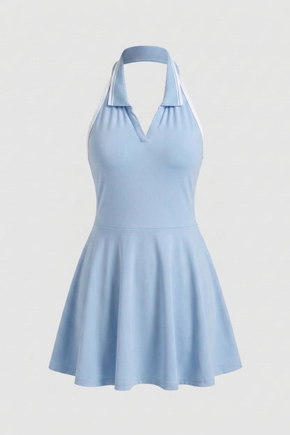 Dames Sportjurk | Halter Kraag | Open Back | Tennisjurk | Hyrox Piece