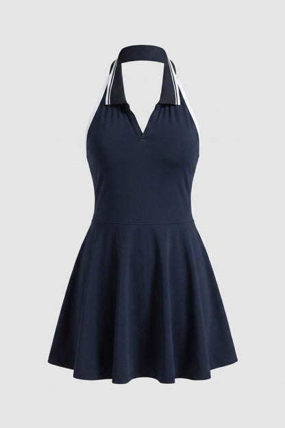Dames Sportjurk | Halter Kraag | Open Back | Tennisjurk | Hyrox Piece