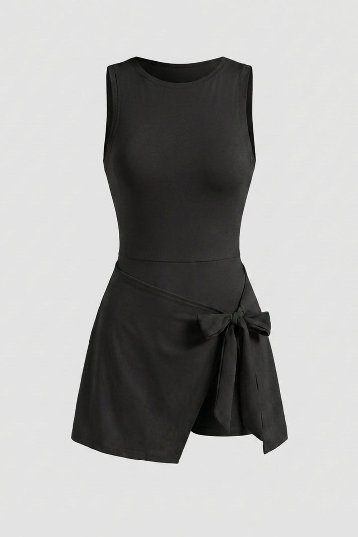 Dames Sportjurk | Ingebouwd Broekje | Roze Wrap Tennisjurk