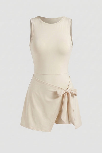 Dames Sportjurk | Ingebouwd Broekje | Roze Wrap Tennisjurk