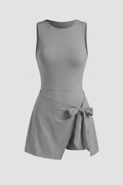 Dames Sportjurk | Ingebouwd Broekje | Roze Wrap Tennisjurk