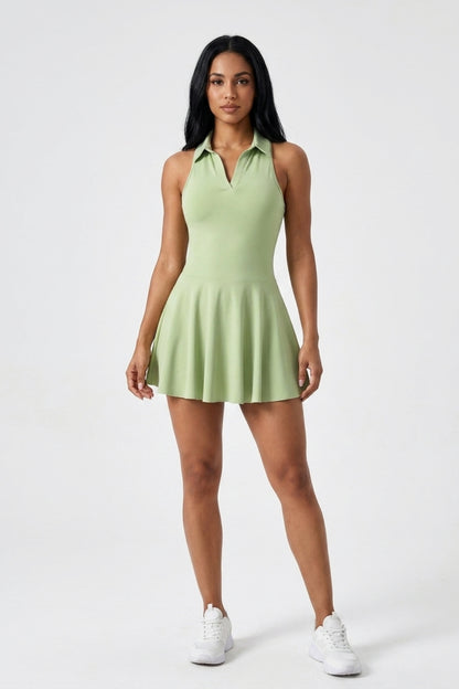 Dames Sportjurk | Polo Kraag | Racerback Tennisjurk