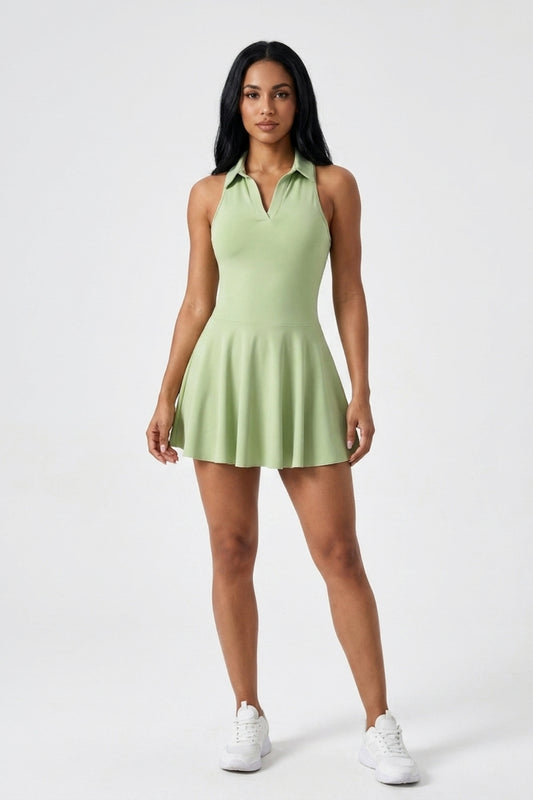 Dames Sportjurk | Polo Kraag | Racerback Tennisjurk