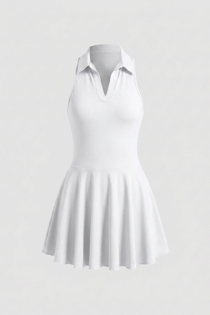Dames Sportjurk | Polo Kraag | Racerback Tennisjurk