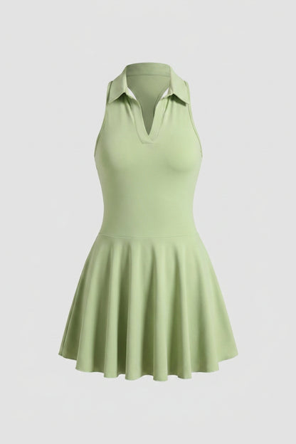 Dames Sportjurk | Polo Kraag | Racerback Tennisjurk