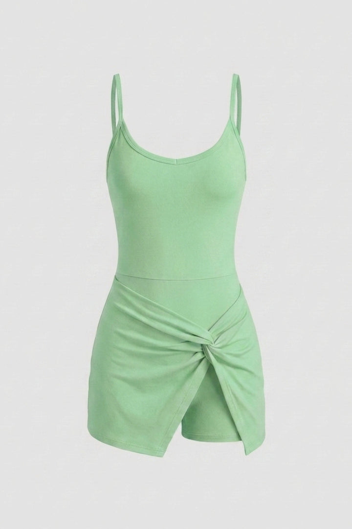 Dames Sportjurk | Twist Detail | Tennisjurk Met Binnen broek