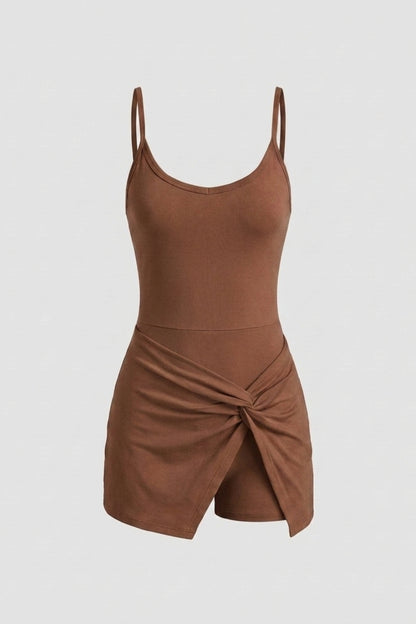 Dames Sportjurk | Twist Detail | Tennisjurk Met Binnen broek