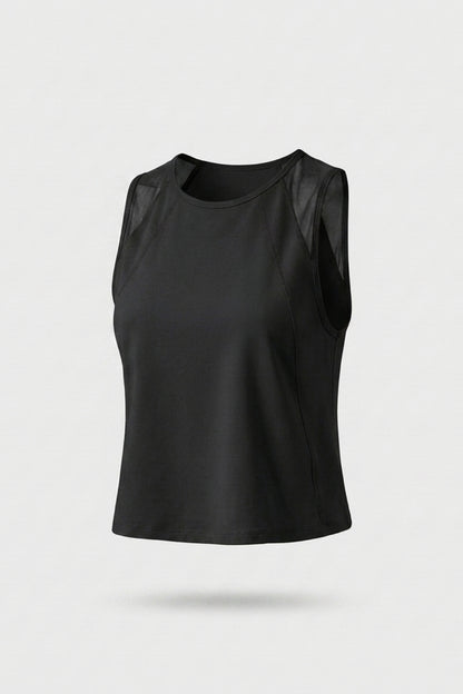 Dames Tank Sport Top | Loose Fit | Cropped Activewear Top