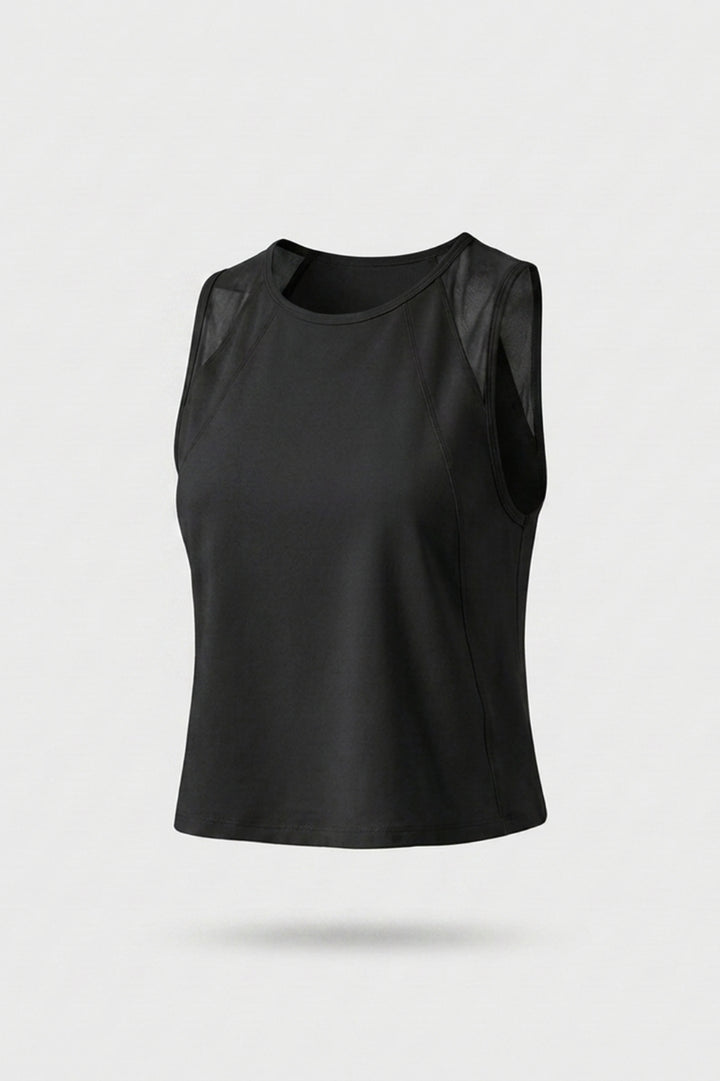 Dames Tank Sport Top | Loose Fit | Cropped Activewear Top
