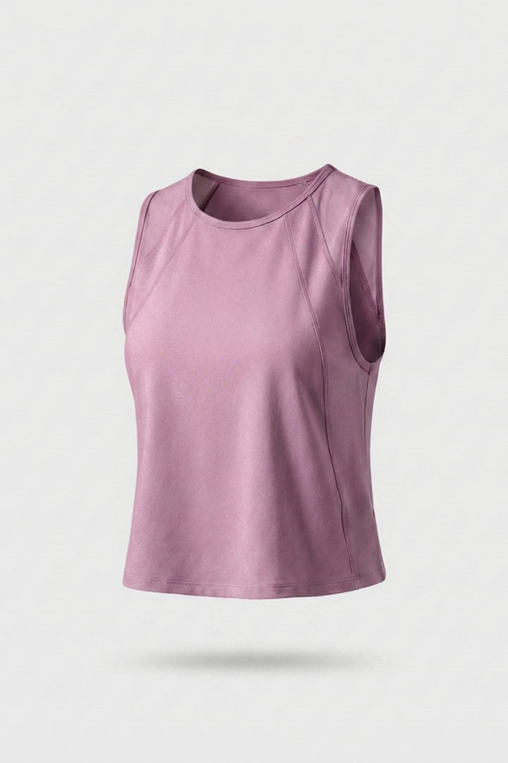 Dames Tank Sport Top | Loose Fit | Cropped Activewear Top