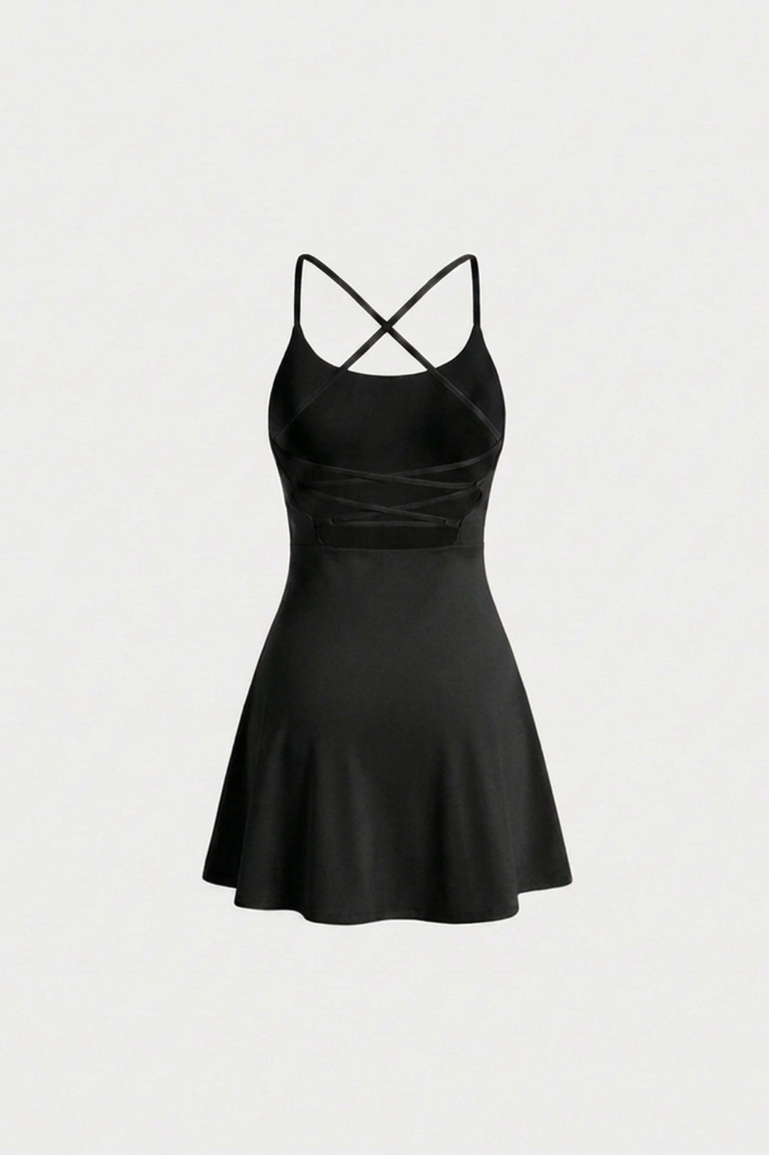 Dames Tennisjurk | Ingebouwd Broekje | Open Back Sportjurk