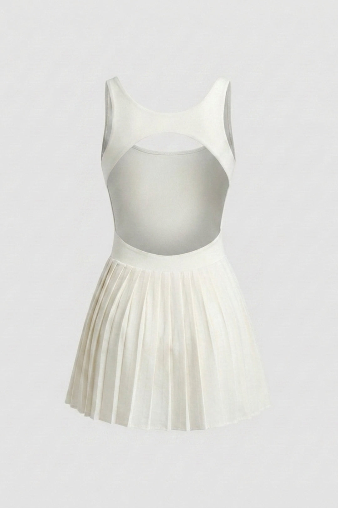Dames Tennisjurk | Ingebouwd Broekje | Open Back Sportjurk