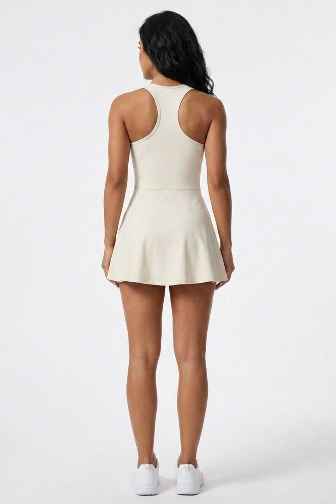 Dames Tennisjurk | Ingebouwd Broekje | Zip Sportjurk