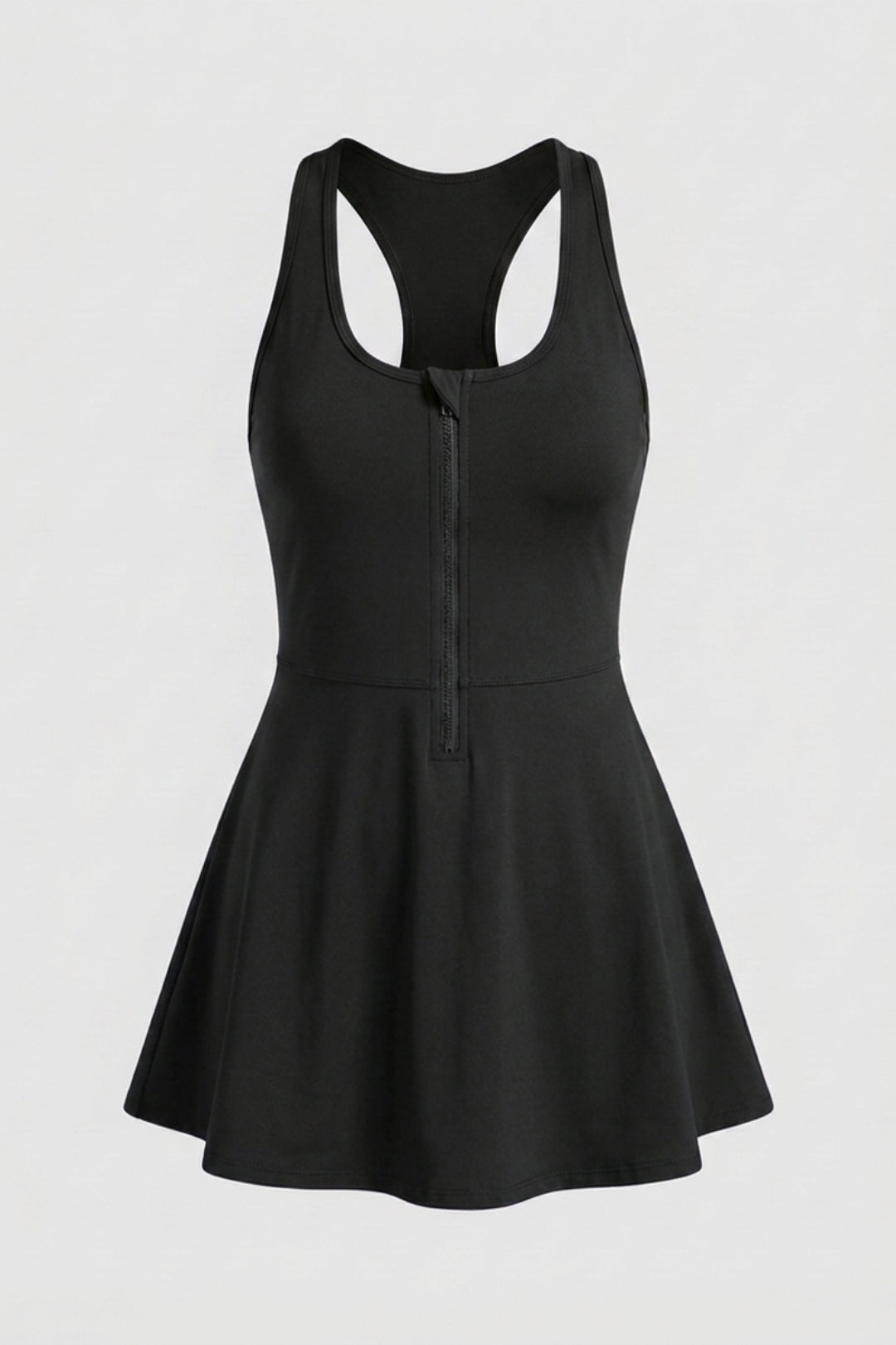 Dames Tennisjurk | Ingebouwd Broekje | Zip Sportjurk