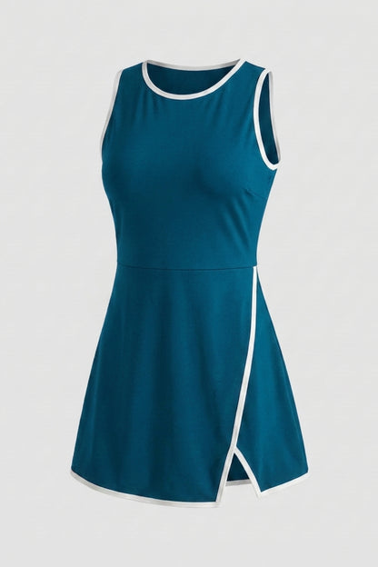 Dames Tennisjurk | Ingebouwde Binnen broek | Zwarte Sportjurk