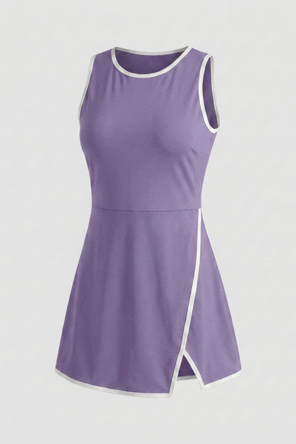 Dames Tennisjurk | Ingebouwde Binnen broek | Zwarte Sportjurk