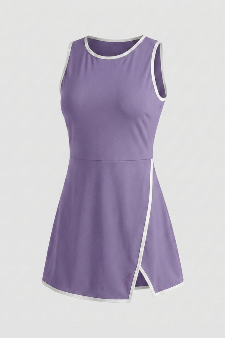 Dames Tennisjurk | Ingebouwde Binnen broek | Zwarte Sportjurk