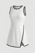 Dames Tennisjurk | Ingebouwde Binnen broek | Zwarte Sportjurk