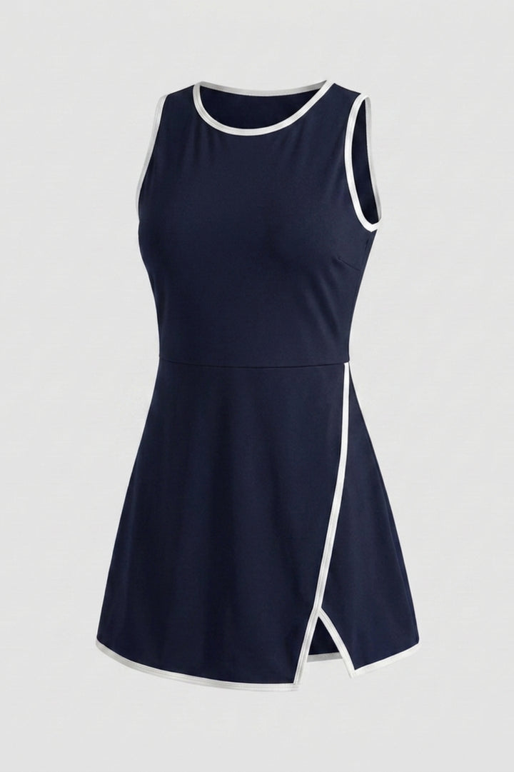 Dames Tennisjurk | Ingebouwde Binnen broek | Zwarte Sportjurk
