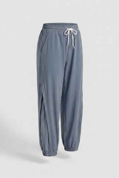 Dames Trainingsbroek | Split Side Detail | Los vallende Jogger