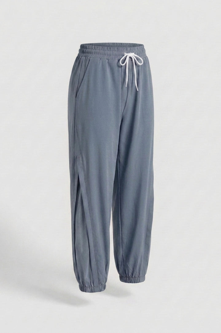 Dames Trainingsbroek | Split Side Detail | Los vallende Jogger