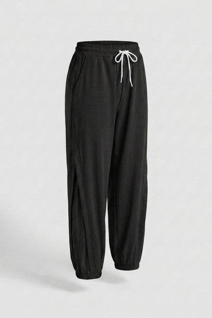 Dames Trainingsbroek | Split Side Detail | Los vallende Jogger